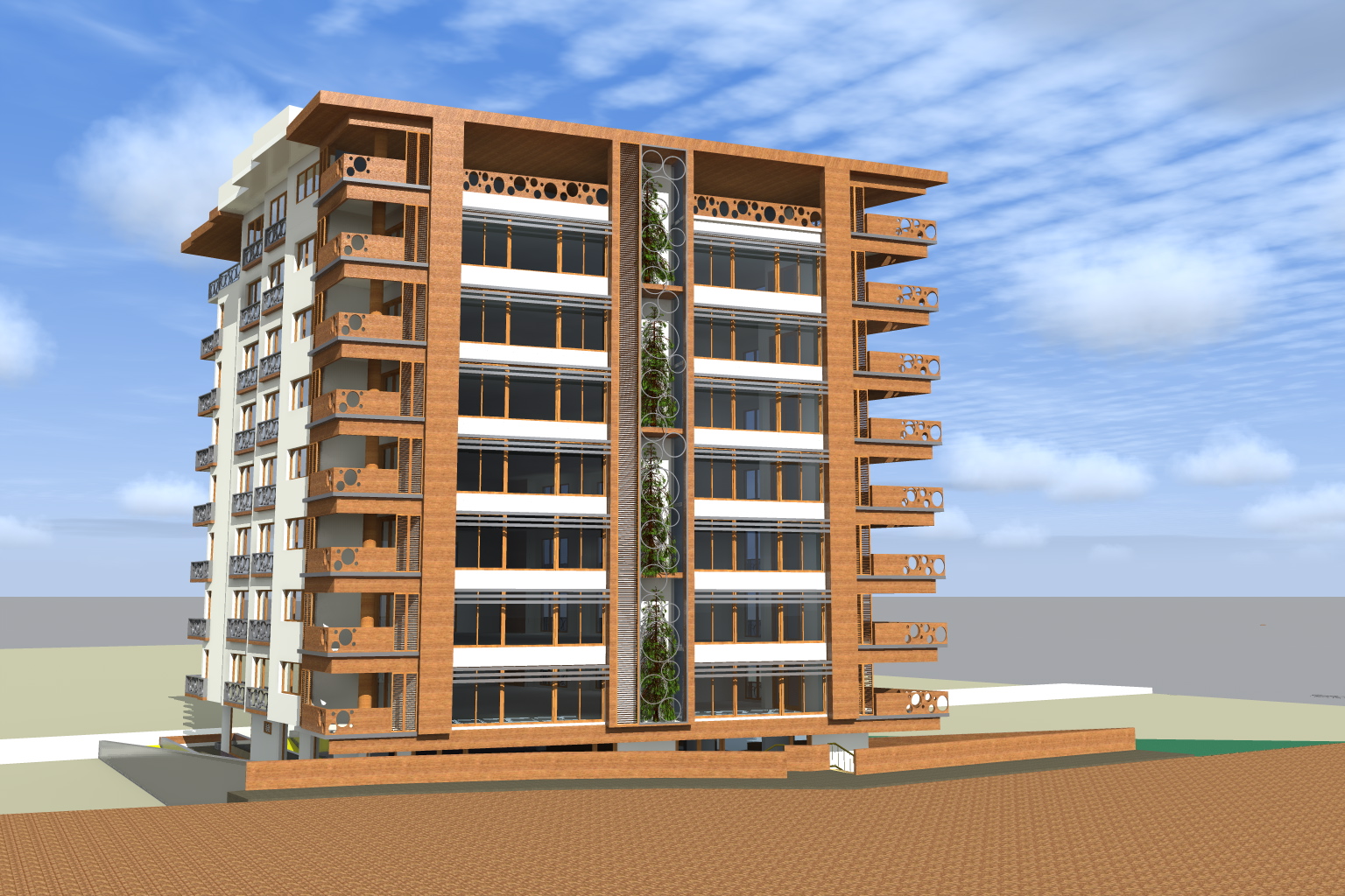 Antakya – Çok Katlı Yaşam Alanı Projesi – Bulvar Apartmanı – MNR Mimarlık
