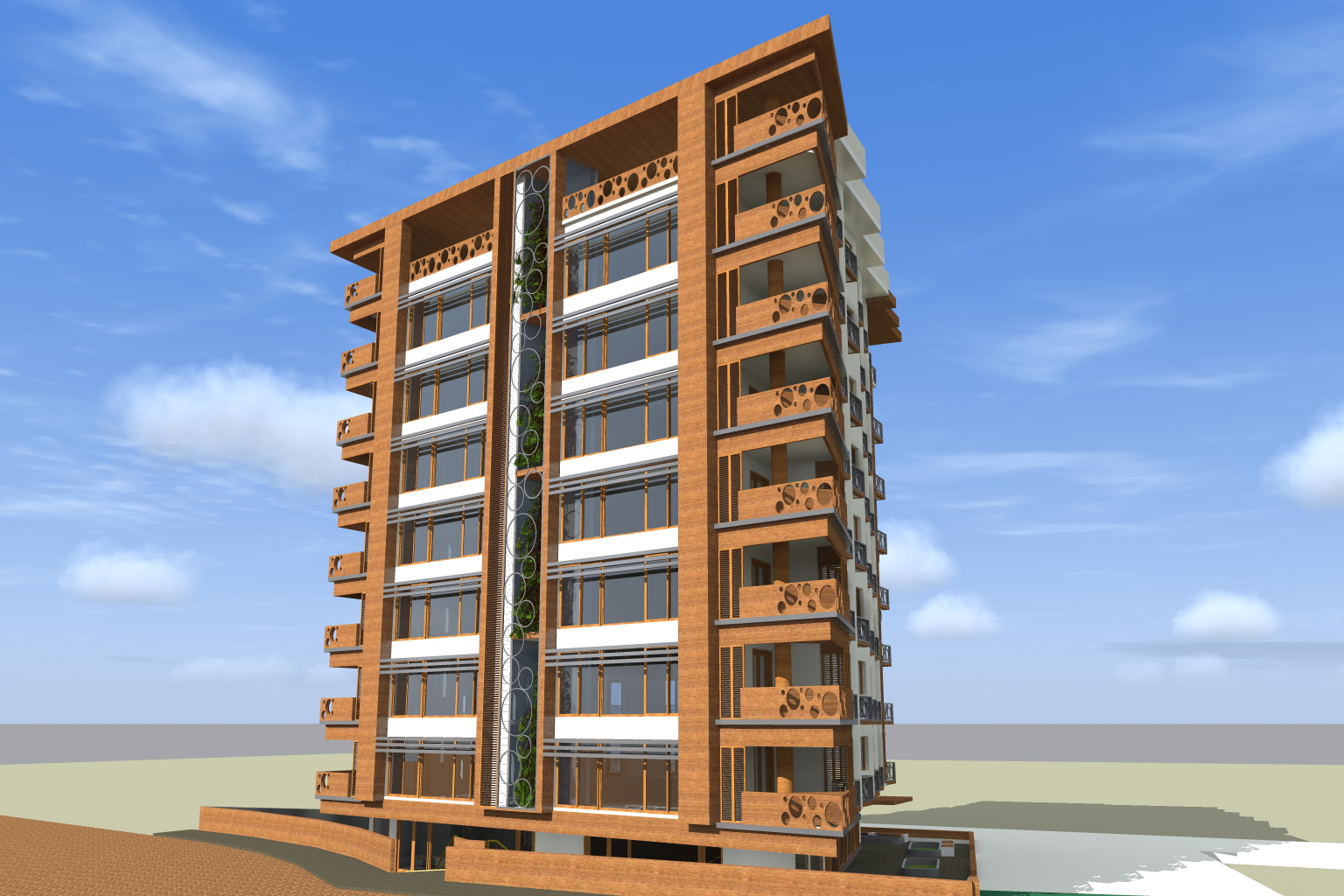 Antakya – Çok Katlı Yaşam Alanı Projesi – Bulvar Apartmanı – MNR Mimarlık
