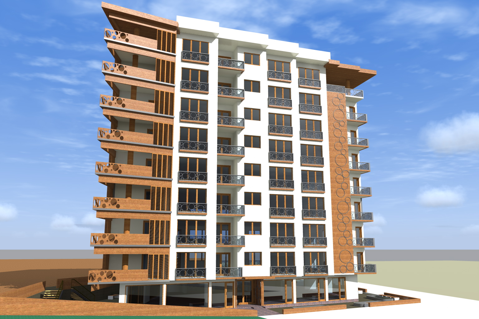 Antakya – Çok Katlı Yaşam Alanı Projesi – Bulvar Apartmanı – MNR Mimarlık