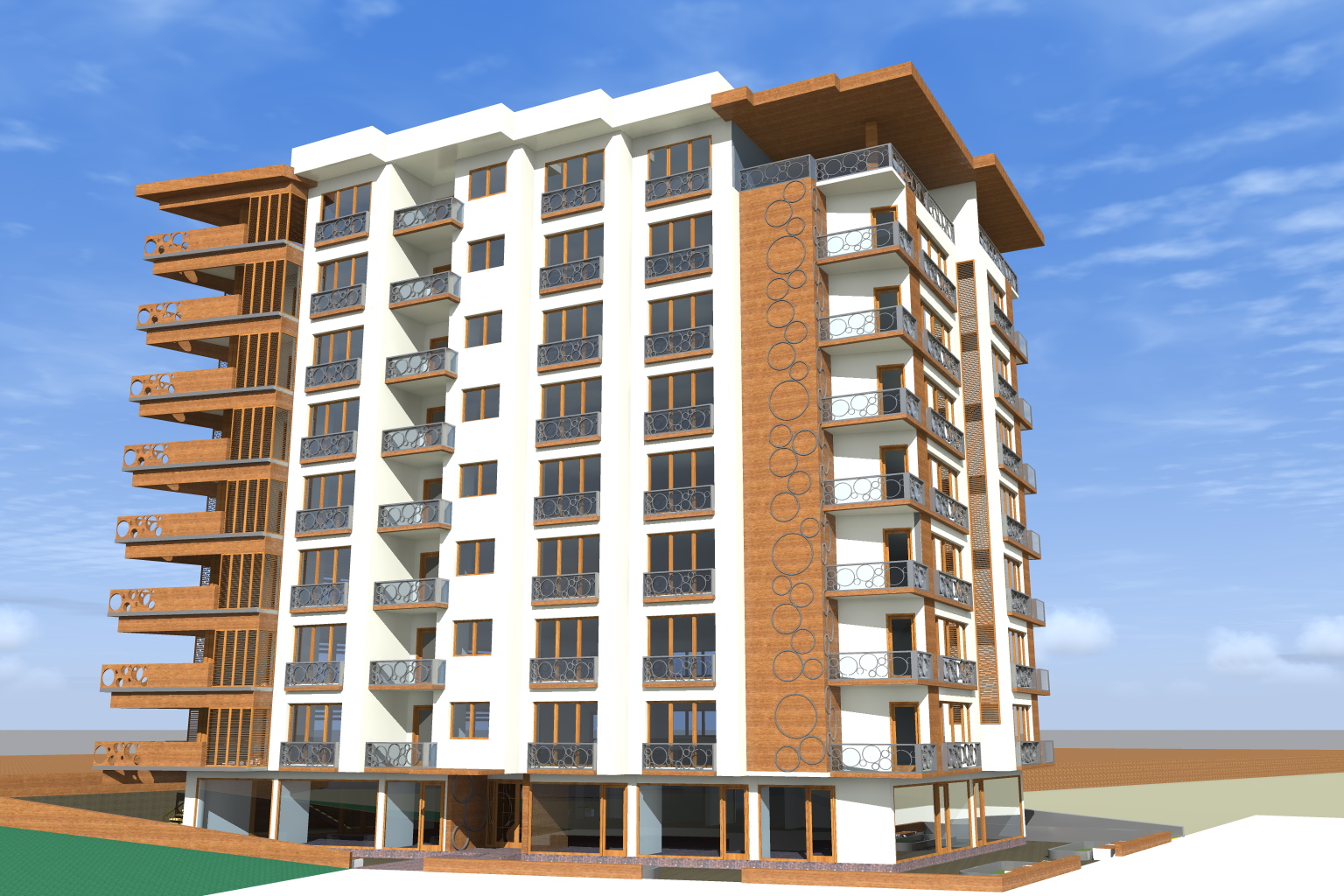 Antakya – Çok Katlı Yaşam Alanı Projesi – Bulvar Apartmanı – MNR Mimarlık