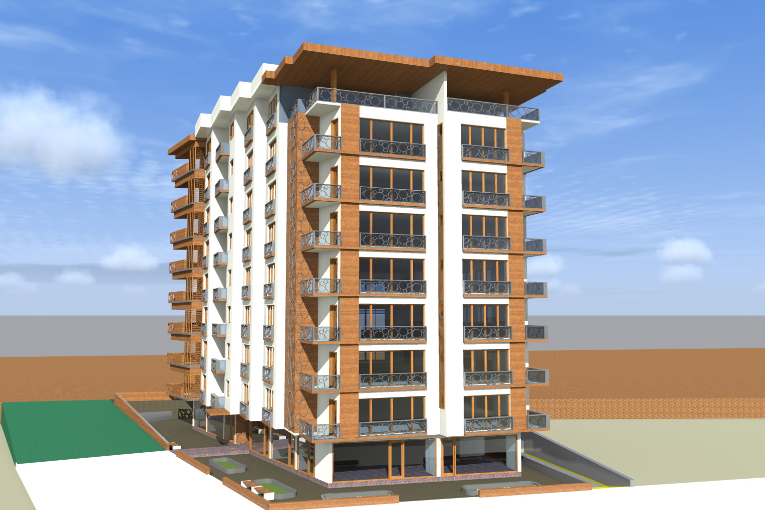 Antakya – Çok Katlı Yaşam Alanı Projesi – Bulvar Apartmanı – MNR Mimarlık