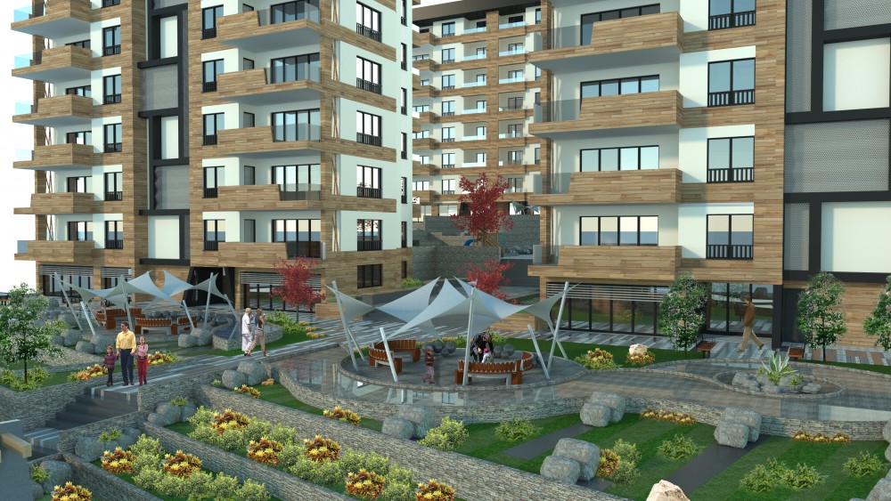 Saraycık – Çok Katlı Yaşam Alanı Projesi – Bahçesaray Konutları – MNR Mimarlık